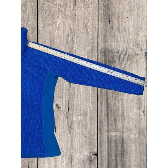 Columbia 1/4 Zip Fleece Pullover Long Sleeve Top Blue Women’s Size Medium - Picture 3 of 6